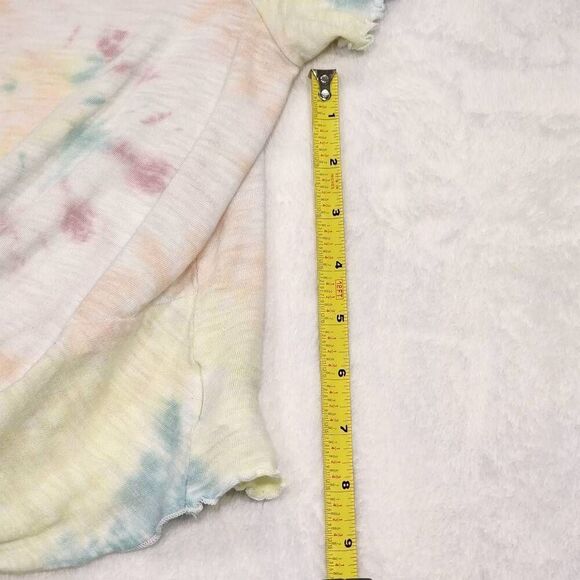 American Eagle Women's twist front Multi Color Tie-Dye crop top size M - Picture 5 of 7